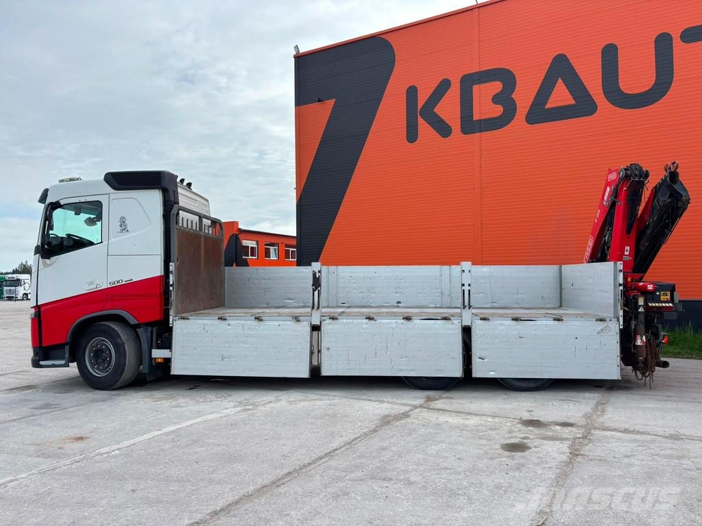 Volvo FH 500 6x2 FASSI F195A.2.25 / PLATFORM L=6510 mm Truck mounted cranes