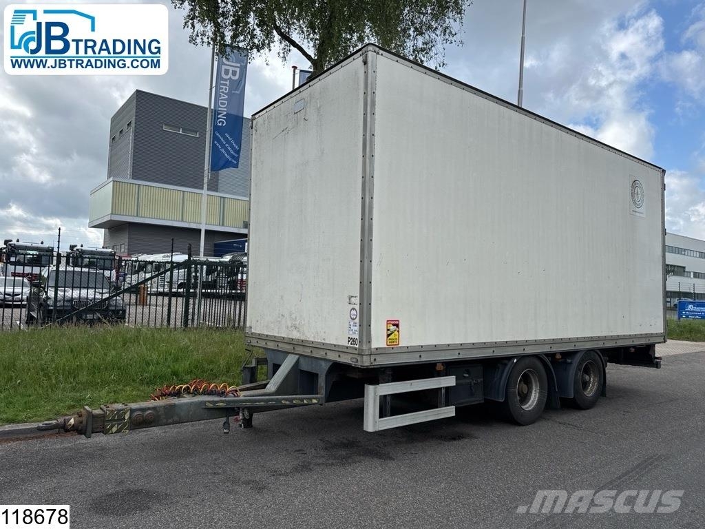 Lecitrailer gesloten bak مقطورات ذات هيكل صندوقي