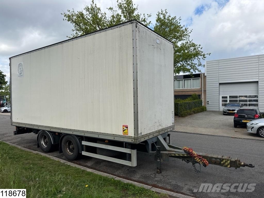 Lecitrailer gesloten bak مقطورات ذات هيكل صندوقي