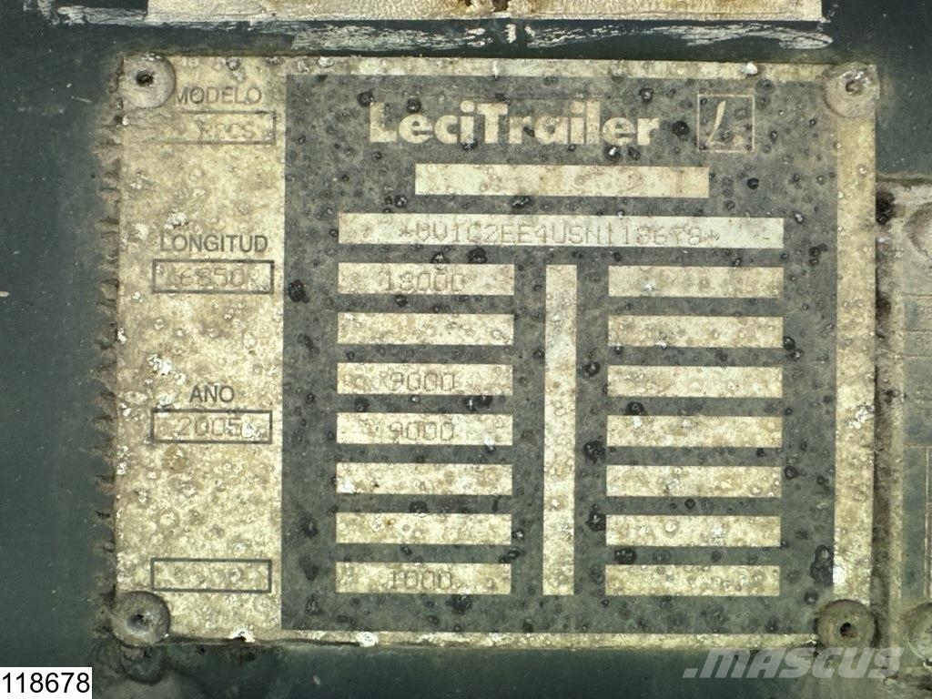 Lecitrailer gesloten bak مقطورات ذات هيكل صندوقي