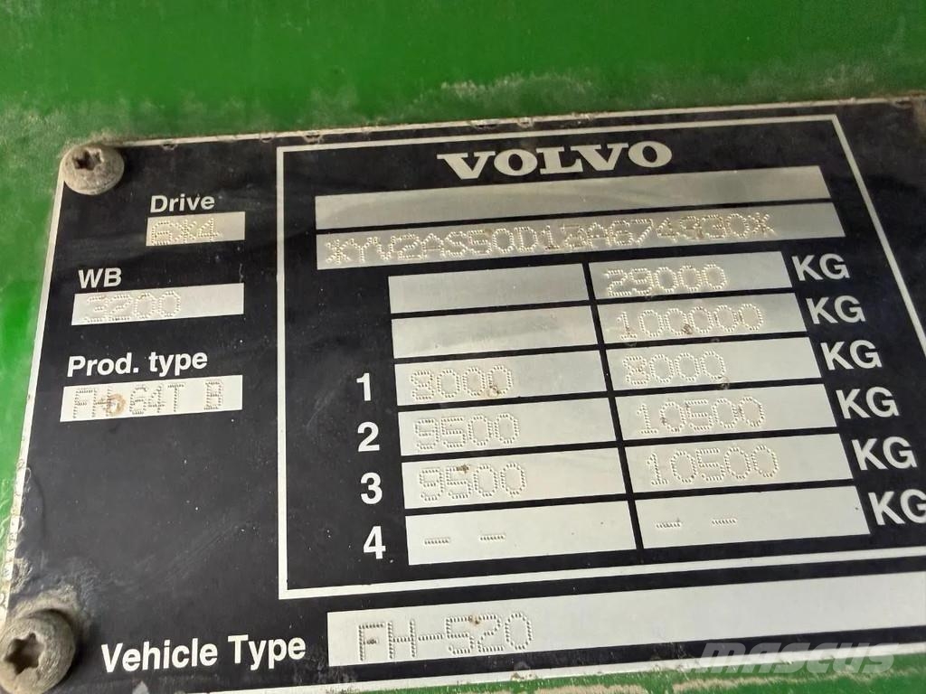 Volvo FH 13.520 HUB REDUCTION Vetopöytäautot