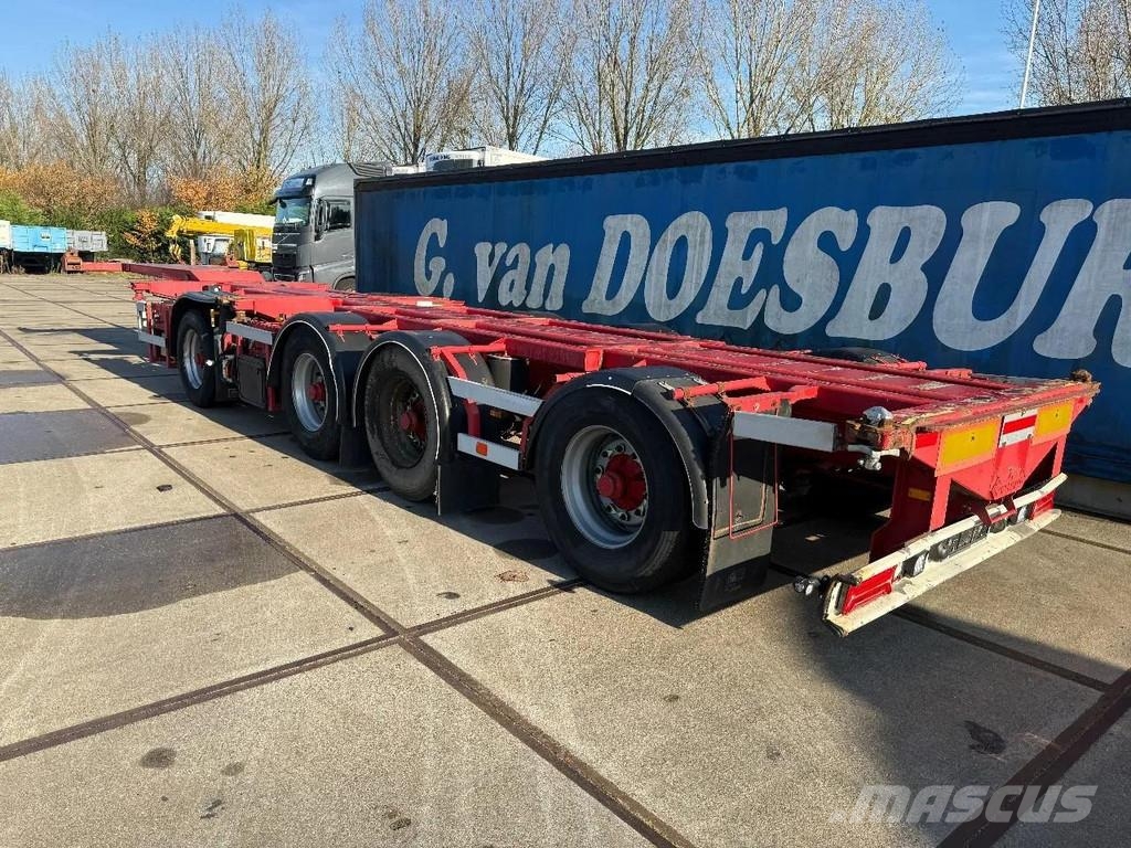 Nooteboom CT-53-04D + CT-26-01 - COMBITRAILER - 2X20-30-40-4 نصف مقطورات حاويات