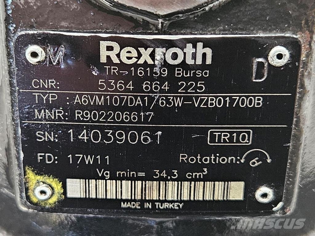 Terex TW110-5364664225-Rexroth A6VM107-Drive motor هيدروليات