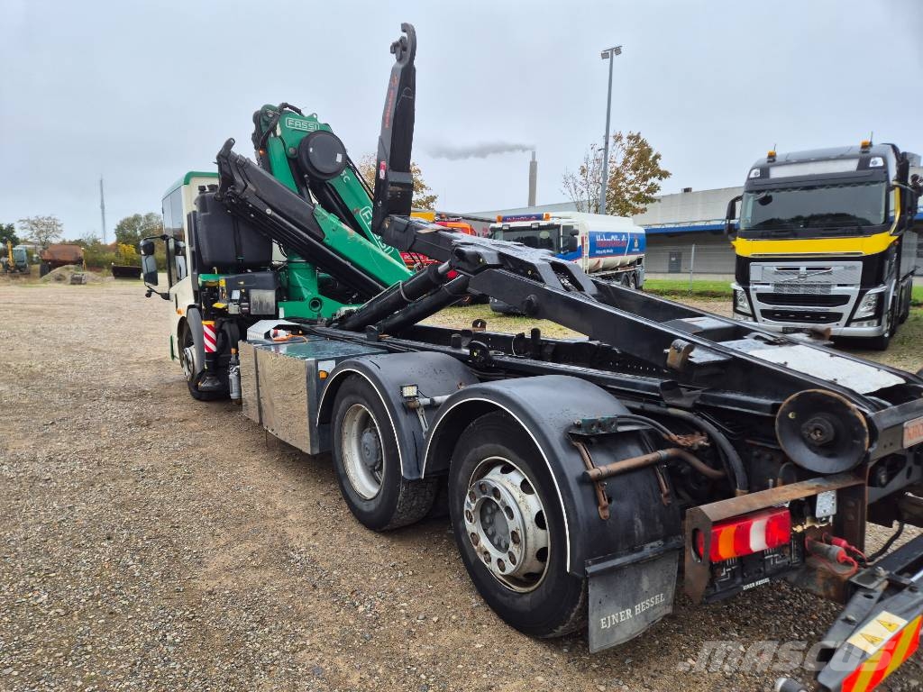 Mercedes-Benz Econic 2630 6x2/ Fassi 245-4/Hooklift/Generator Lastbil med kran