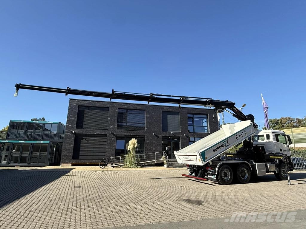 MAN TGS 28.440 TGS 28.440 6x4-4 3-Seiten-Kipper Hiab 3 Tipper trucks