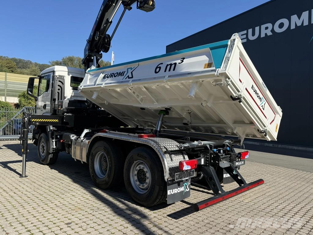 MAN TGS 28.440 TGS 28.440 6x4-4 3-Seiten-Kipper Hiab 3 Tipper trucks