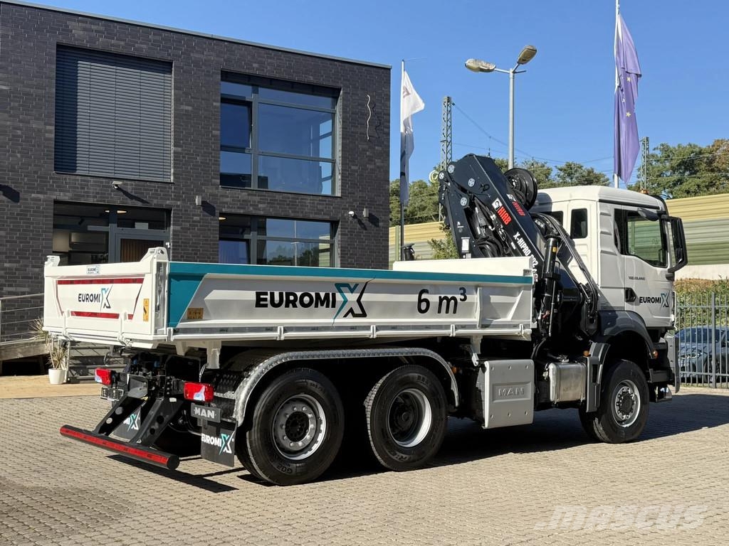 MAN TGS 28.440 TGS 28.440 6x4-4 3-Seiten-Kipper Hiab 3 Tipper trucks