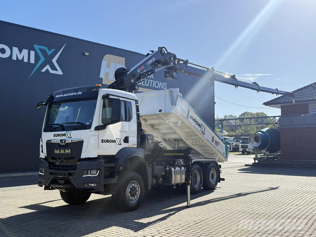 MAN TGS 28.440 TGS 28.440 6x4-4 3-Seiten-Kipper Hiab 3 Tipper trucks