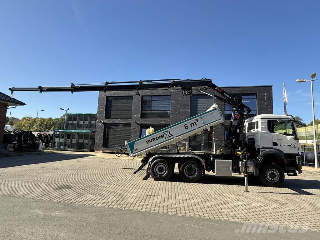 MAN TGS 28.440 TGS 28.440 6x4-4 3-Seiten-Kipper Hiab 3 Tipper trucks