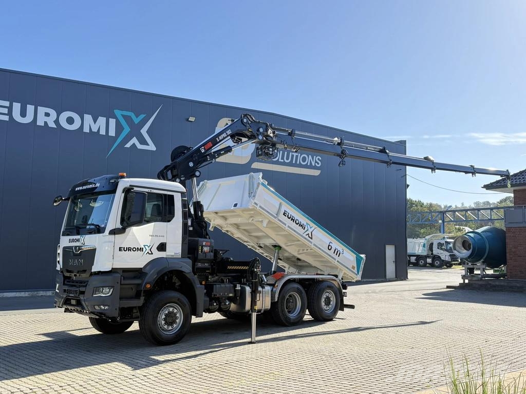 MAN TGS 28.440 TGS 28.440 6x4-4 3-Seiten-Kipper Hiab 3 Tipper trucks