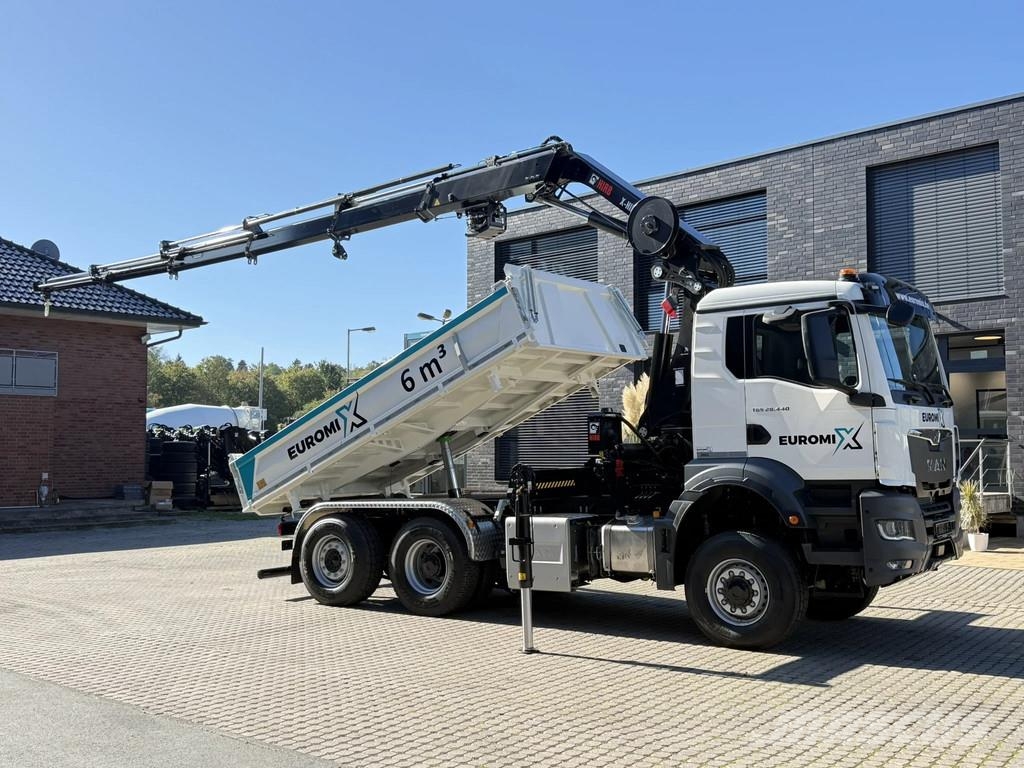 MAN TGS 28.440 TGS 28.440 6x4-4 3-Seiten-Kipper Hiab 3 Tipper trucks