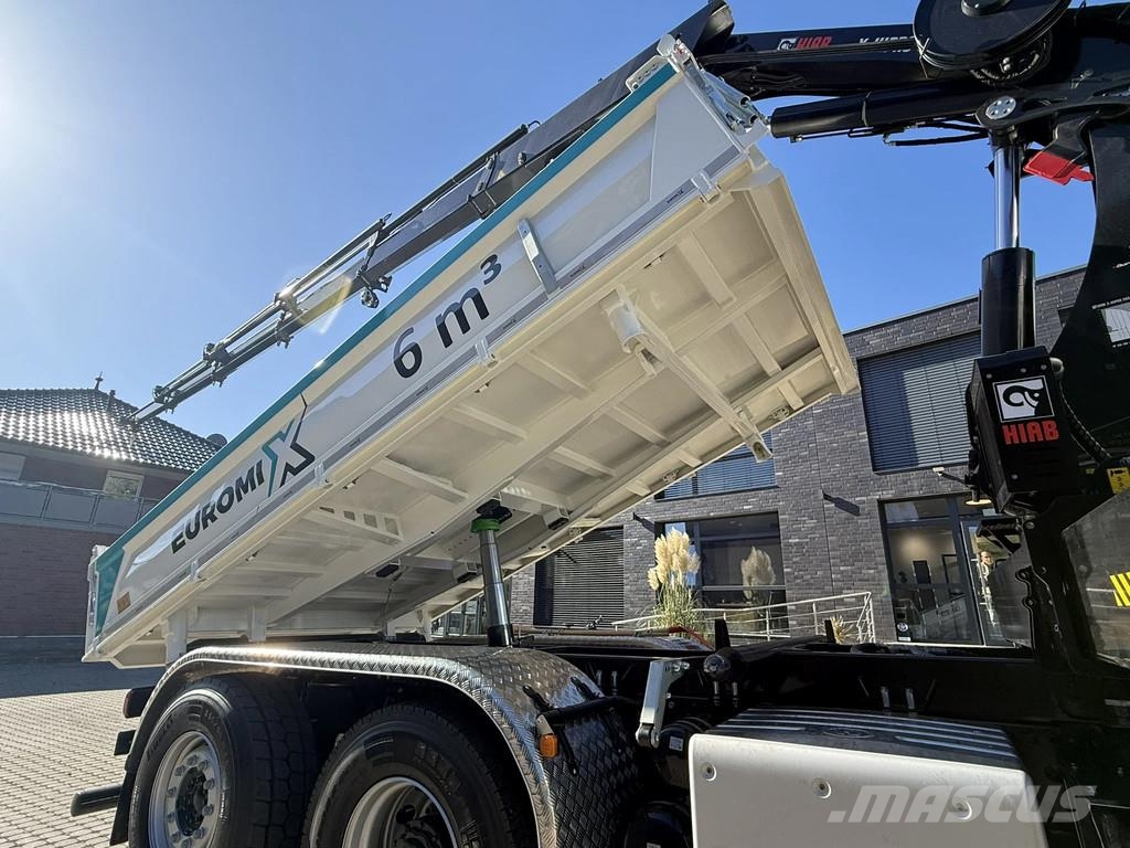 MAN TGS 28.440 TGS 28.440 6x4-4 3-Seiten-Kipper Hiab 3 Tipper trucks