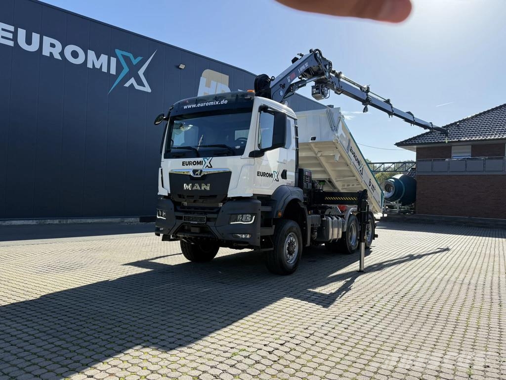 MAN TGS 28.440 TGS 28.440 6x4-4 3-Seiten-Kipper Hiab 3 Tipper trucks