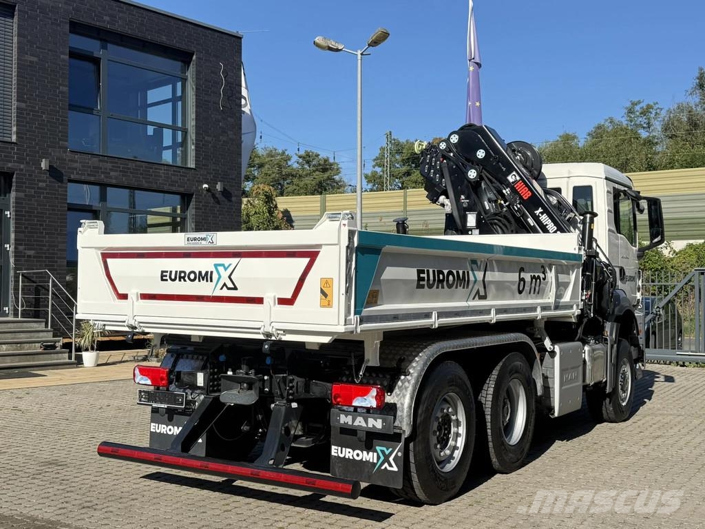 MAN TGS 28.440 TGS 28.440 6x4-4 3-Seiten-Kipper Hiab 3 Tipper trucks