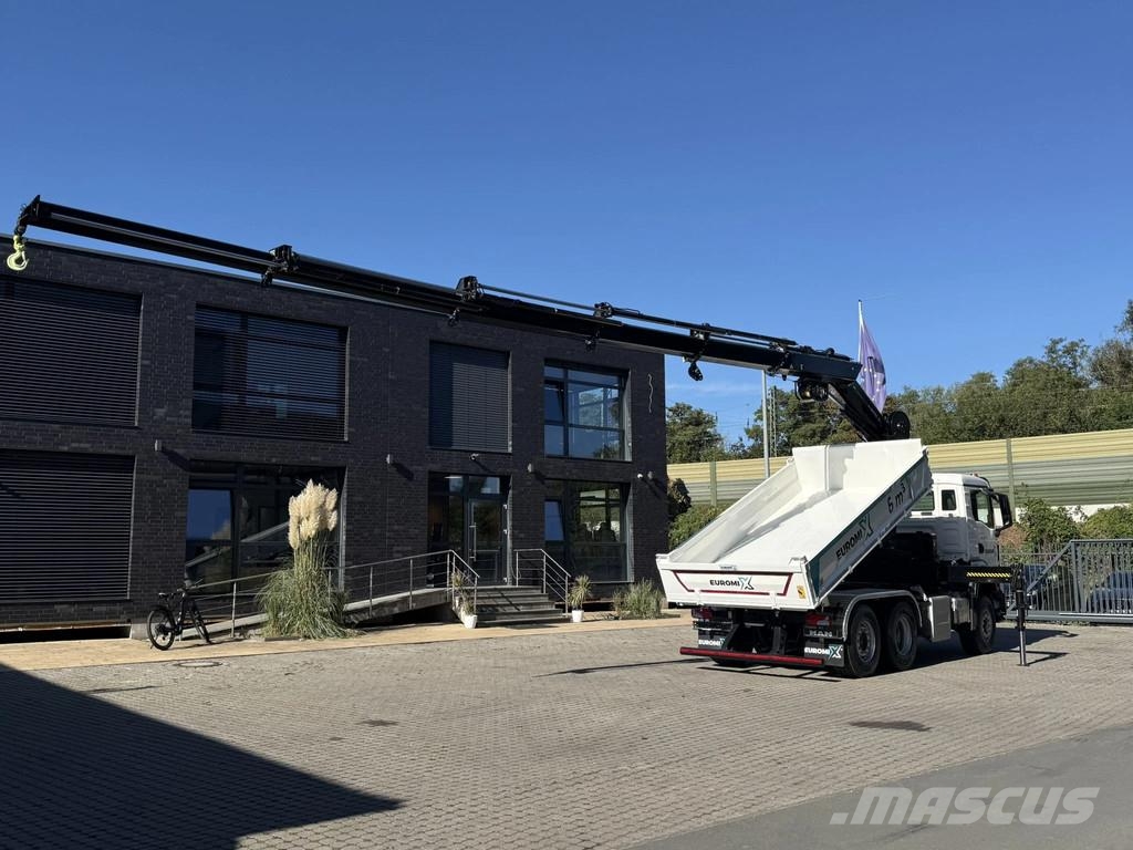 MAN TGS 28.440 TGS 28.440 6x4-4 3-Seiten-Kipper Hiab 3 Tipper trucks