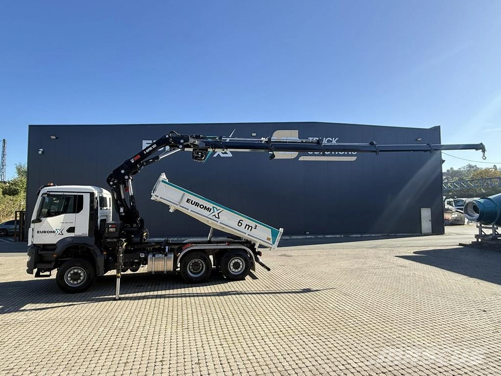 MAN TGS 28.440 TGS 28.440 6x4-4 3-Seiten-Kipper Hiab 3 Tipper trucks