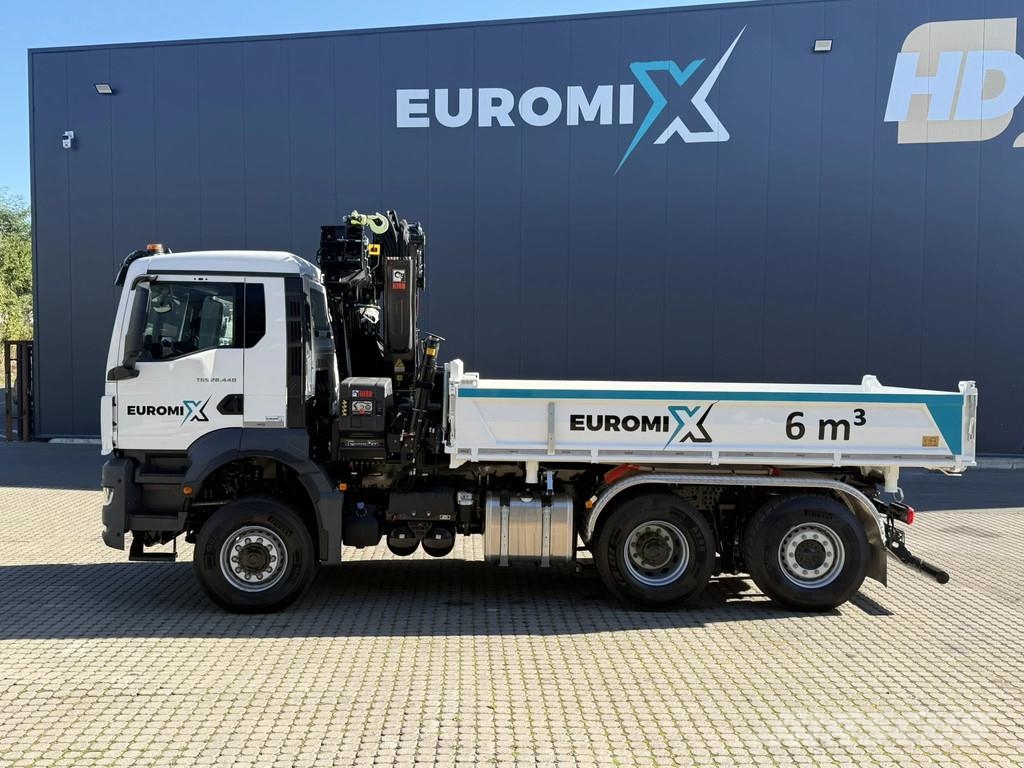 MAN TGS 28.440 TGS 28.440 6x4-4 3-Seiten-Kipper Hiab 3 Tipper trucks