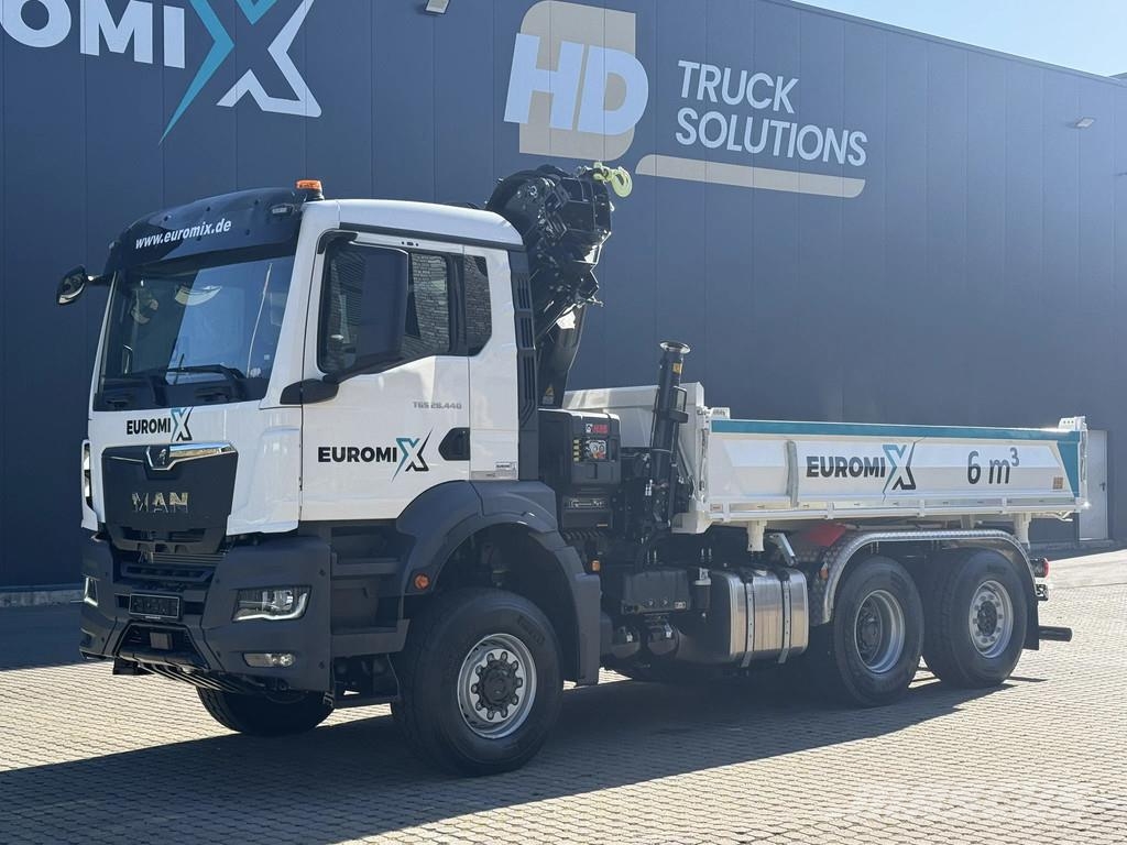 MAN TGS 28.440 TGS 28.440 6x4-4 3-Seiten-Kipper Hiab 3 Tipper trucks