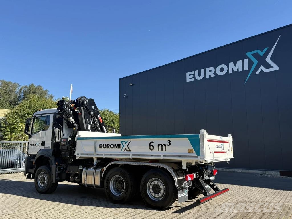MAN TGS 28.440 TGS 28.440 6x4-4 3-Seiten-Kipper Hiab 3 Sora- ja kippiautot