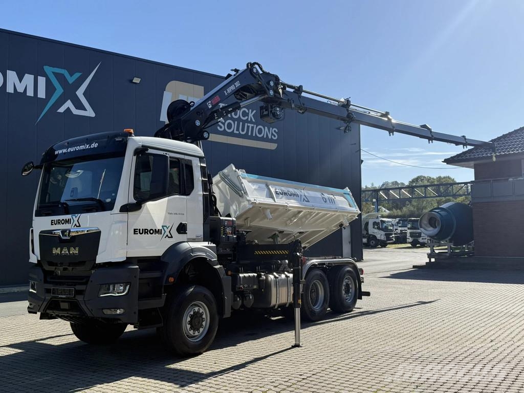 MAN TGS 28.440 TGS 28.440 6x4-4 3-Seiten-Kipper Hiab 3 Tipper trucks