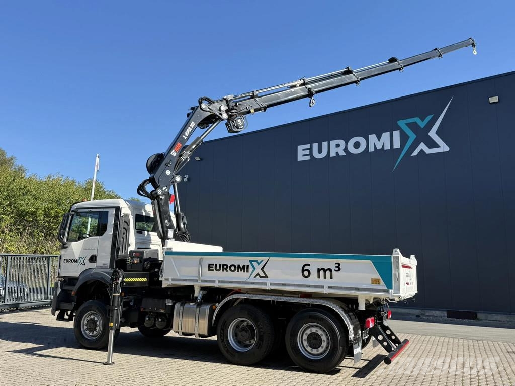 MAN TGS 28.440 TGS 28.440 6x4-4 3-Seiten-Kipper Hiab 3 Tipper trucks
