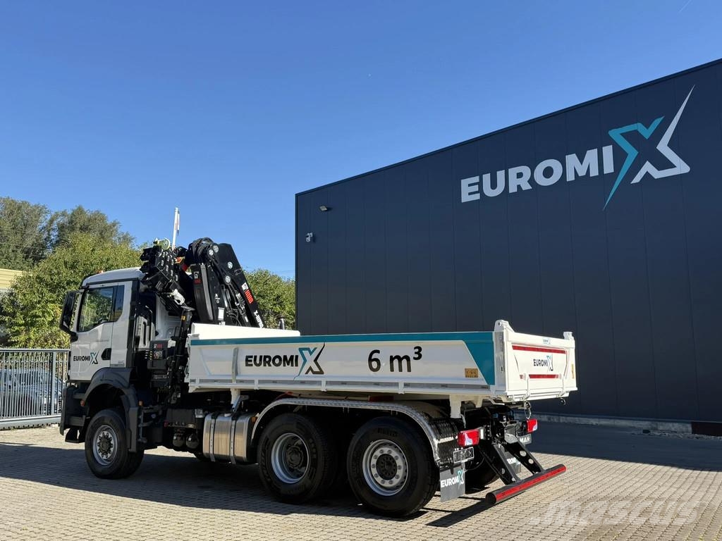 MAN TGS 28.440 TGS 28.440 6x4-4 3-Seiten-Kipper Hiab 3 Tipper trucks