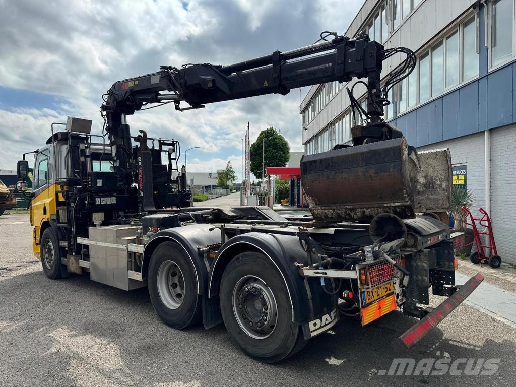 DAF CF 75.250 6X2 + HIAB 166 ES-3 + REMOTE + MULTILIFT Camion ampliroll