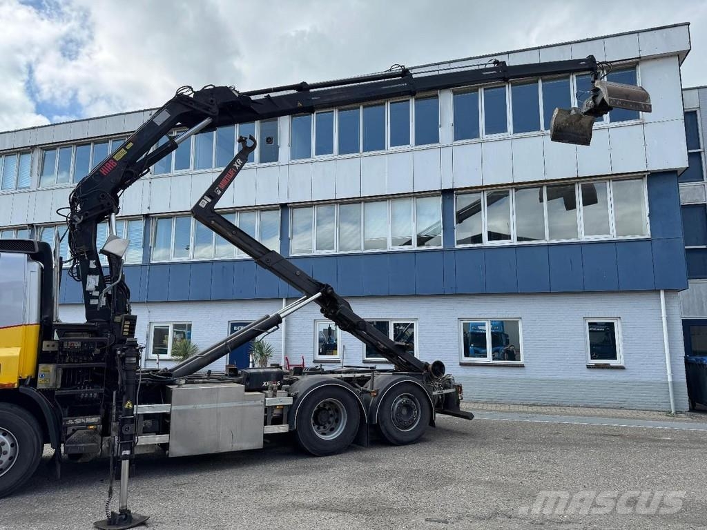 DAF CF 75.250 6X2 + HIAB 166 ES-3 + REMOTE + MULTILIFT Camion ampliroll