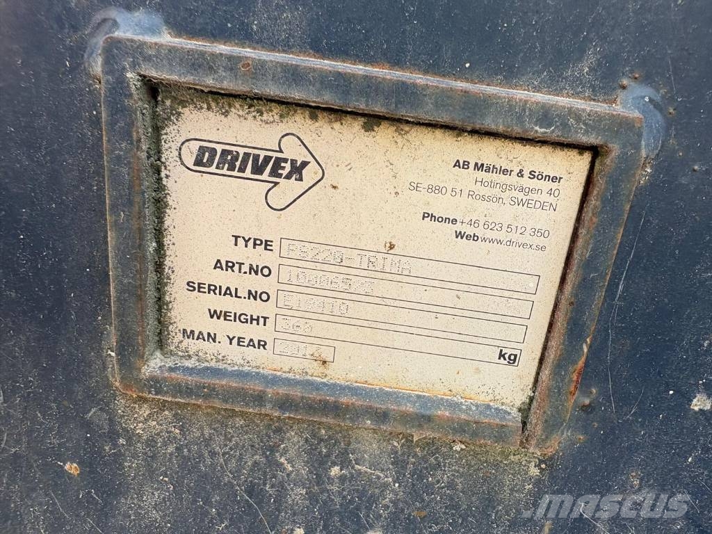 Drivex planeringskopa PS220 - Trima Fäste Schaufeln