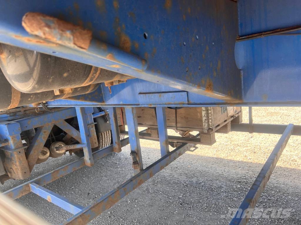 Broshuis 3AOU-48 Double Extender Flatbed Reboques estrado/caixa aberta