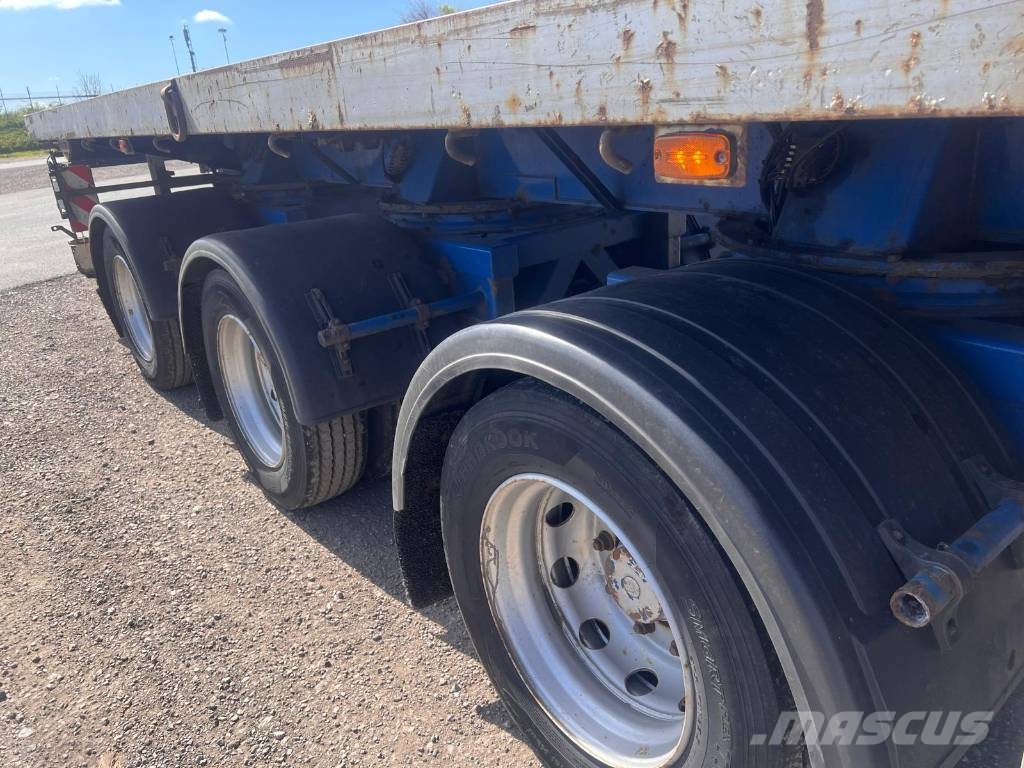 Broshuis 3AOU-48 Double Extender Flatbed Reboques estrado/caixa aberta