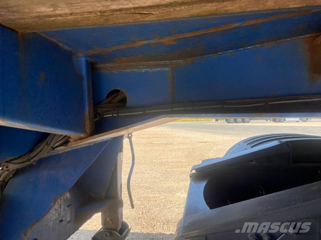 Broshuis 3AOU-48 Double Extender Flatbed Reboques estrado/caixa aberta