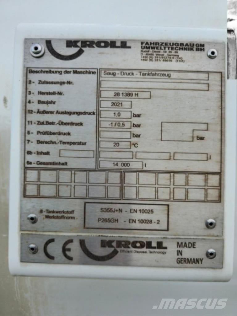 MAN TGS 28/470 KROLLCOMBI K14.0/28P!! ONLY 39,000 km a Kolkenzuigers
