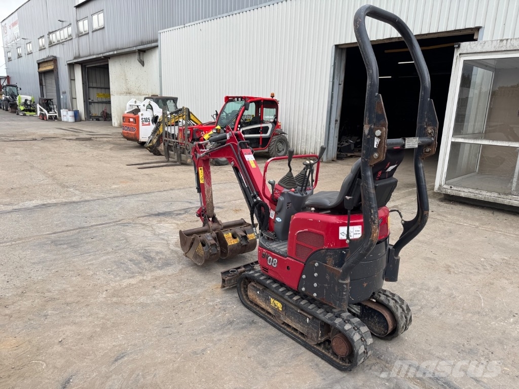 Yanmar SV08 (1F101) حفارات صغيرة أقل من 7 طن (حفارات صغيرة)