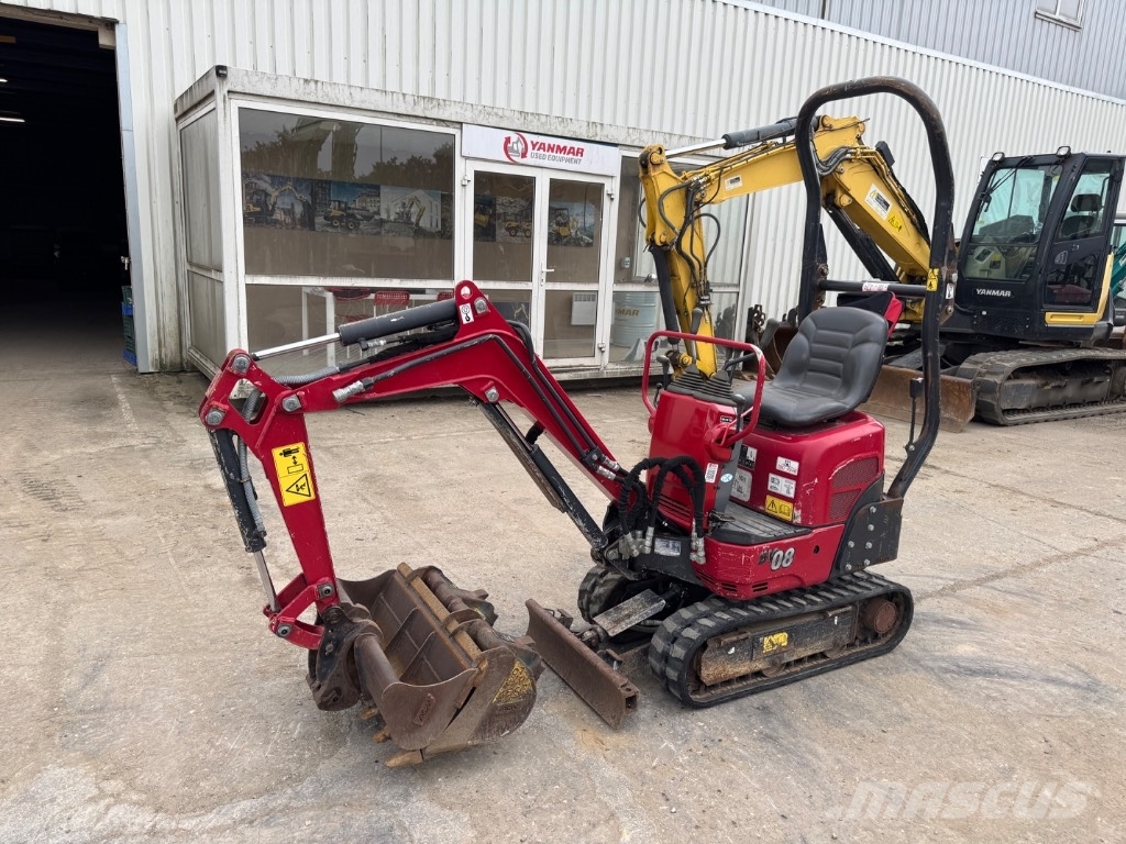 Yanmar SV08 (1F101) حفارات صغيرة أقل من 7 طن (حفارات صغيرة)