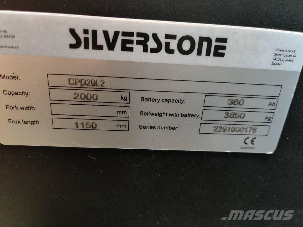 Silverstone CPD20L2 Li-ion sähkötrukki Električni viličarji