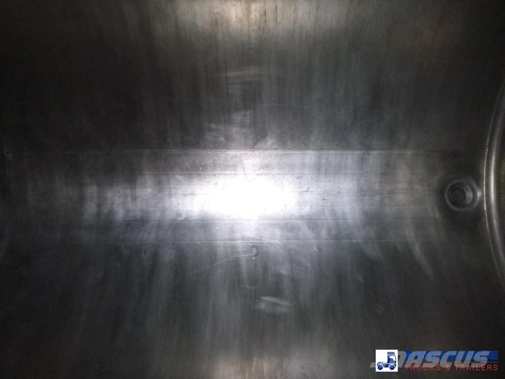 LAG Chemical tank inox L4BH 32.5 m3 / 3 comp نصف مقطورات مقطورة 