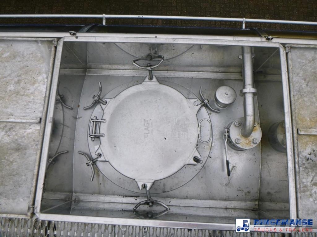 LAG Chemical tank inox L4BH 32.5 m3 / 3 comp نصف مقطورات مقطورة 