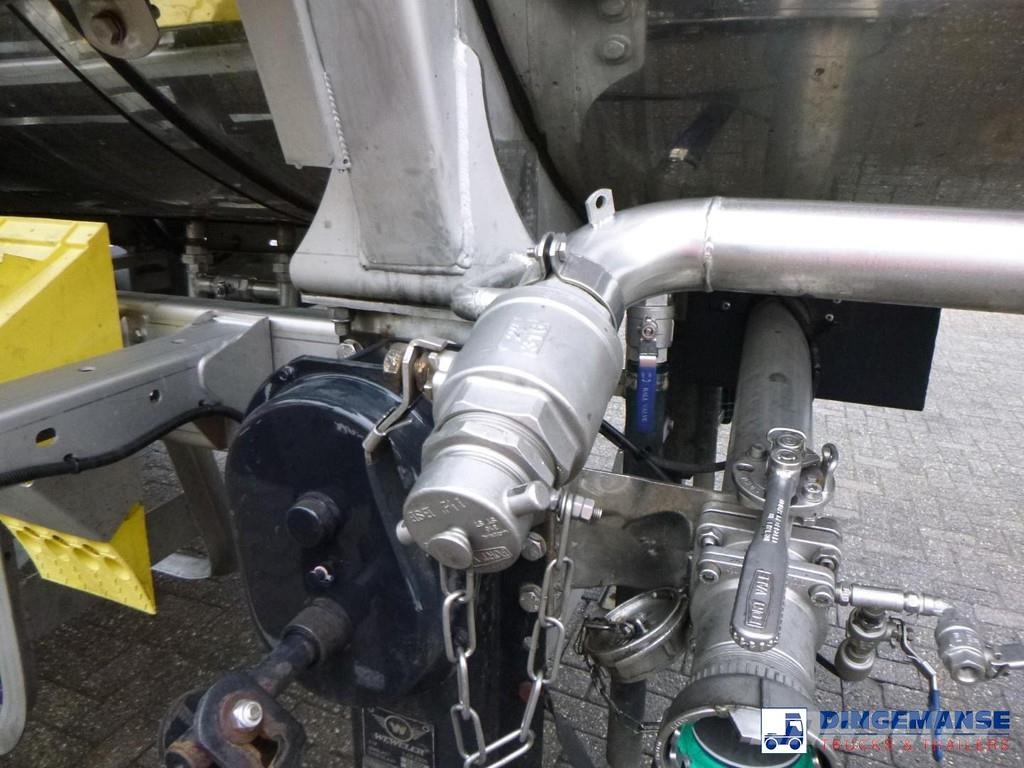 LAG Chemical tank inox L4BH 32.5 m3 / 3 comp نصف مقطورات مقطورة 