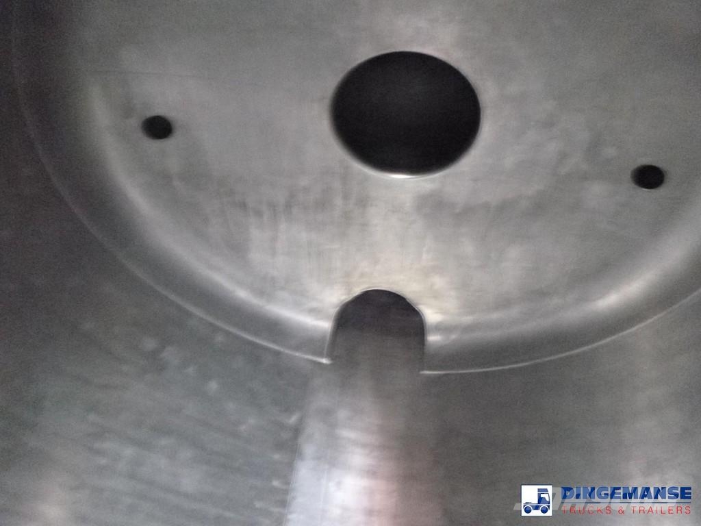 LAG Chemical tank inox L4BH 32.5 m3 / 3 comp نصف مقطورات مقطورة 