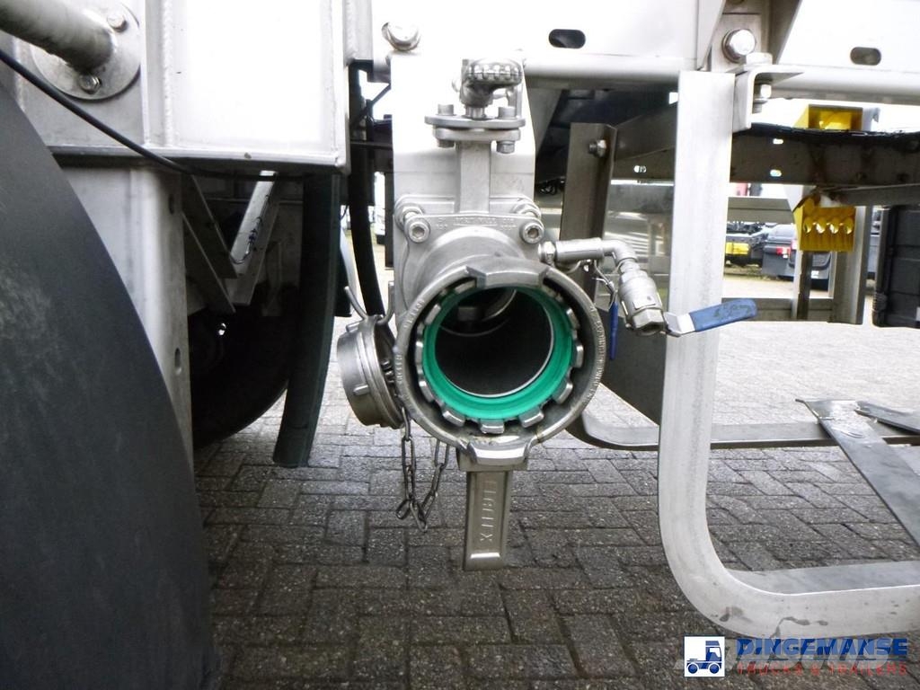 LAG Chemical tank inox L4BH 32.5 m3 / 3 comp نصف مقطورات مقطورة 