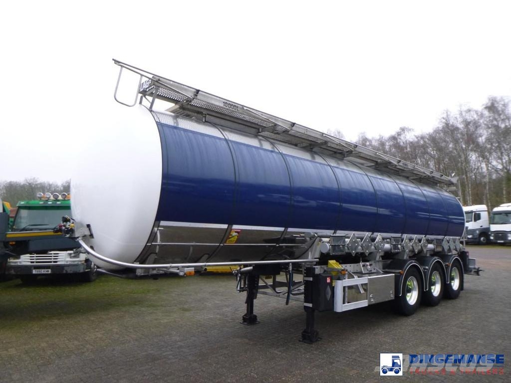LAG Chemical tank inox L4BH 32.5 m3 / 3 comp نصف مقطورات مقطورة 