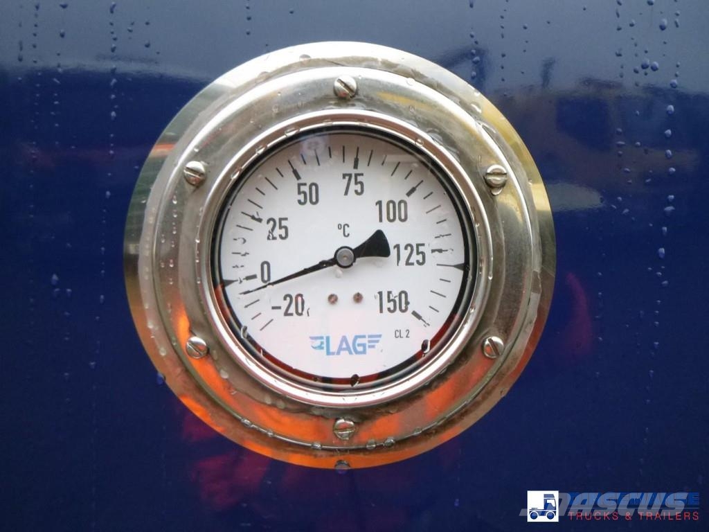 LAG Chemical tank inox L4BH 32.5 m3 / 3 comp نصف مقطورات مقطورة 