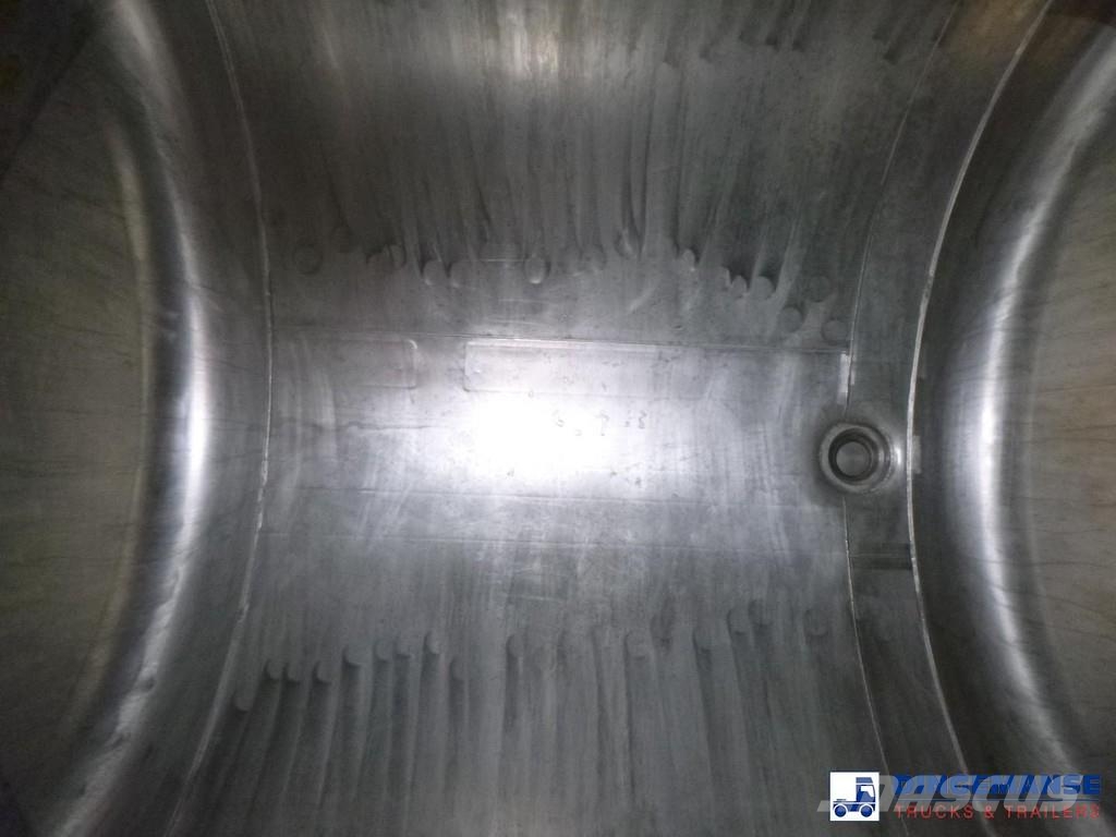 LAG Chemical tank inox L4BH 32.5 m3 / 3 comp نصف مقطورات مقطورة 