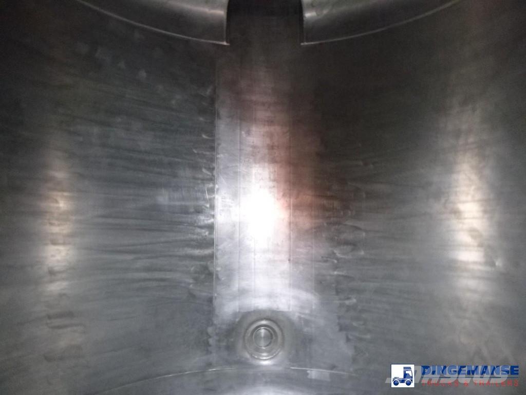 LAG Chemical tank inox L4BH 32.5 m3 / 3 comp نصف مقطورات مقطورة 