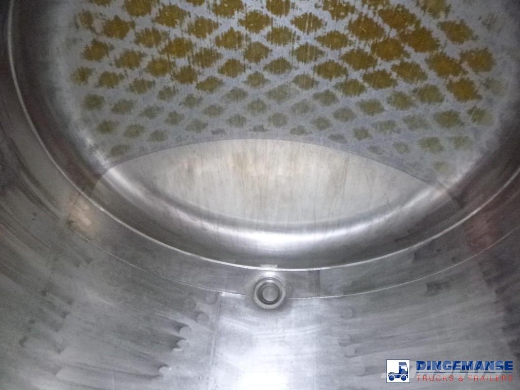 LAG Chemical tank inox L4BH 32.5 m3 / 3 comp نصف مقطورات مقطورة 