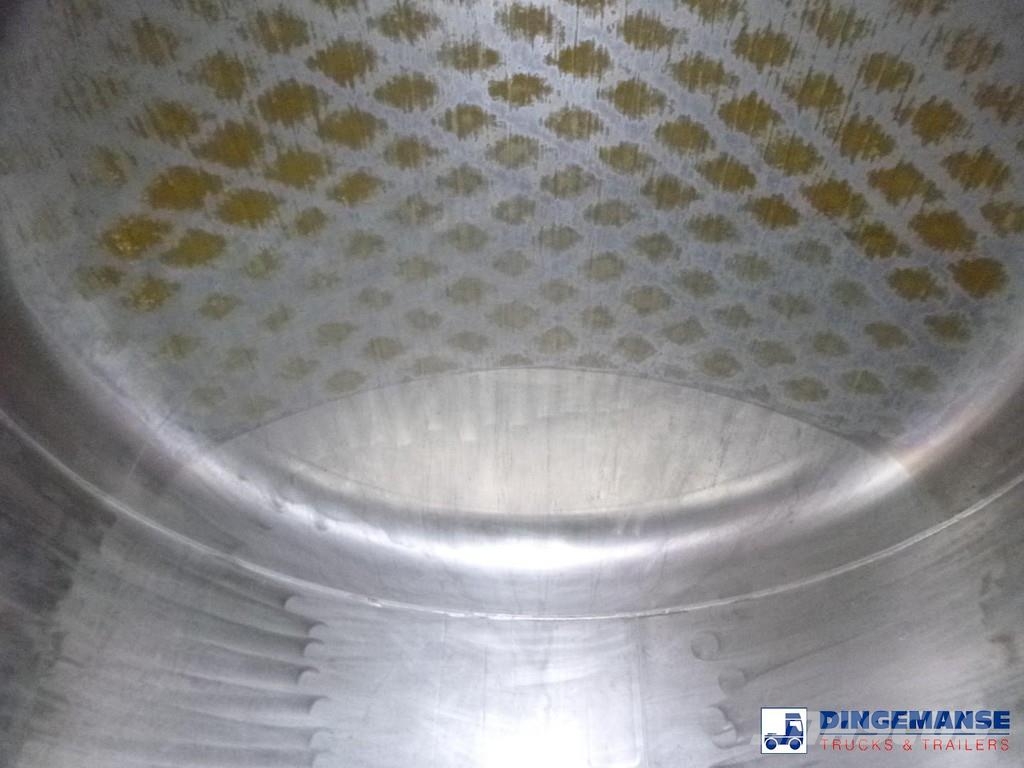 LAG Chemical tank inox L4BH 32.5 m3 / 3 comp نصف مقطورات مقطورة 
