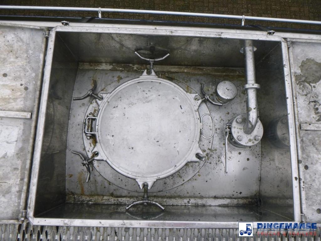 LAG Chemical tank inox L4BH 32.5 m3 / 3 comp نصف مقطورات مقطورة 
