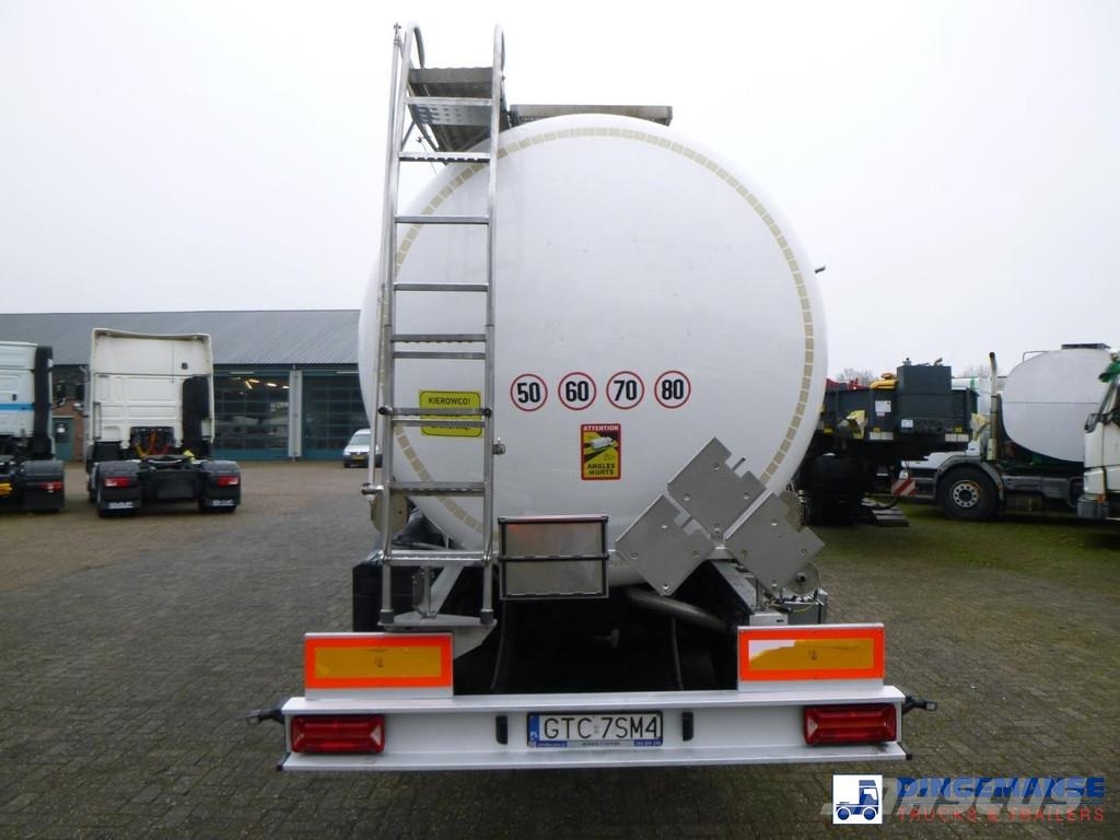 LAG Chemical tank inox L4BH 32.5 m3 / 3 comp نصف مقطورات مقطورة 