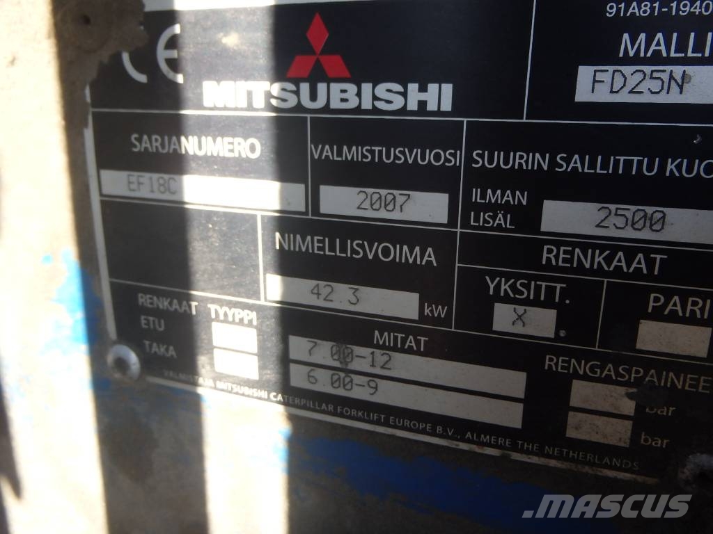 Mitsubishi FD 25 N Dieseltrukit
